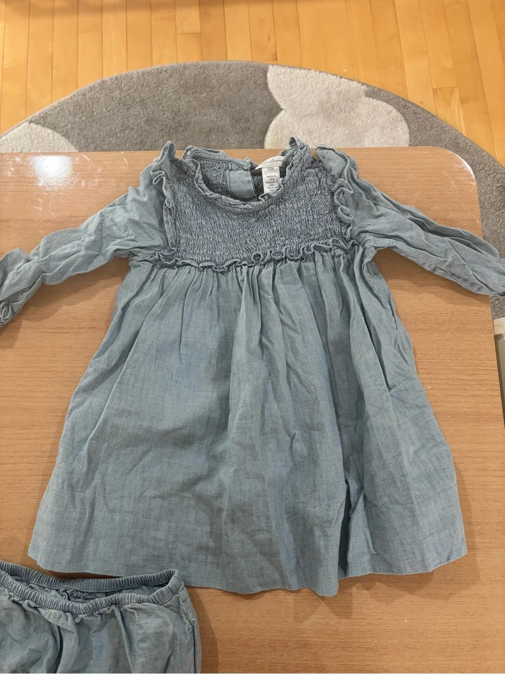 Ralph Lauren Light Blue Chambray Bloomer